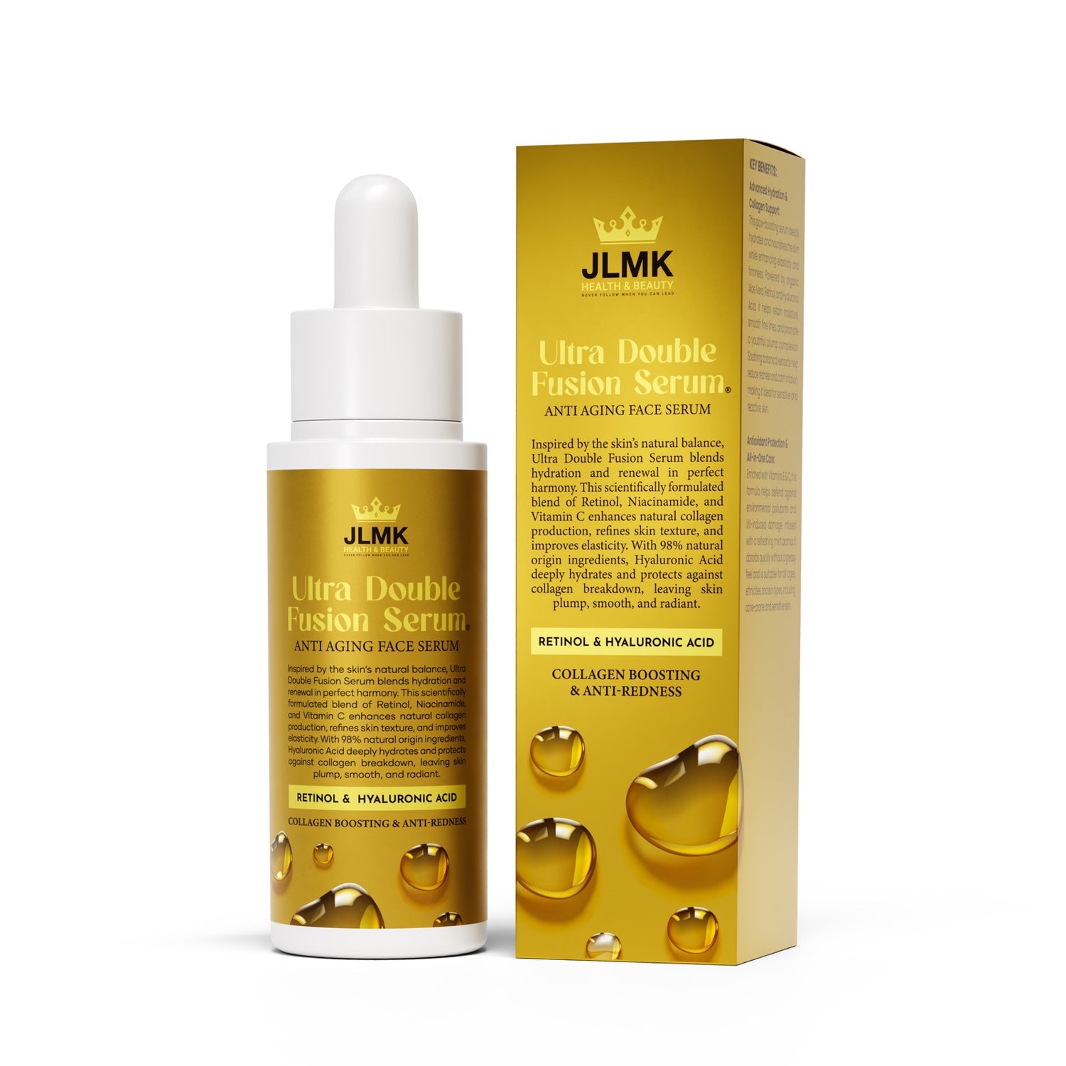 JLMK Ultra Double Fusion Serum – Anti-Aging Face Serum