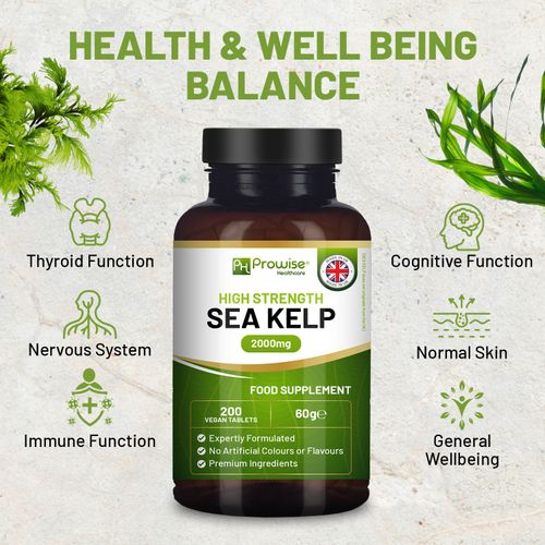 Sea Kelp 2000mg 200 Vegan Tablets